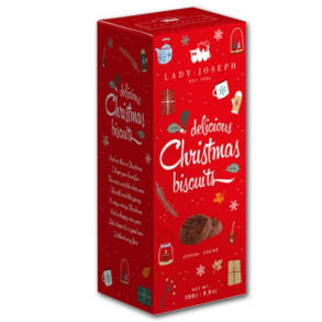 Julesm�kager med kakaonibs