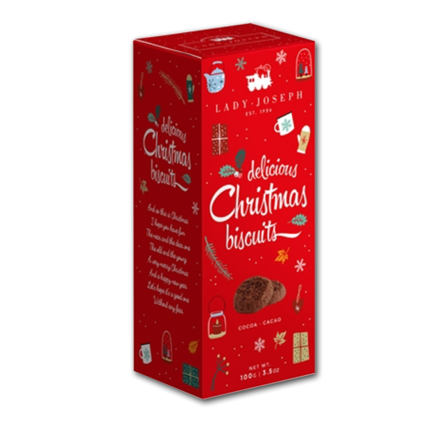 Julesm�kager med kakaonibs