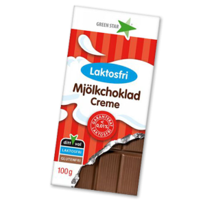 Laktosefri mlkechokolade med hvid chokoladecreme