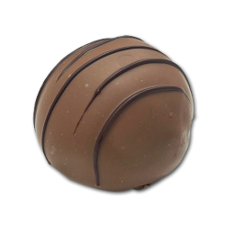 Marcipankugler med nougat og lys chokolade