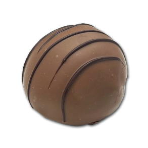 Marcipankugler med nougat og lys chokolade