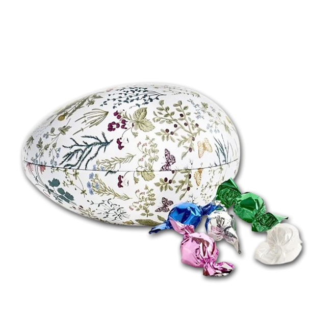 Metal Pskeg 'Wild Flowers' med Chokoballs