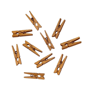 Mini T�jklemmer Kobber 24 stk<br />25 mm