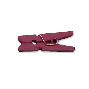 Lyngfarvede Mini Tjklemmer 20 stk 3x25 mm