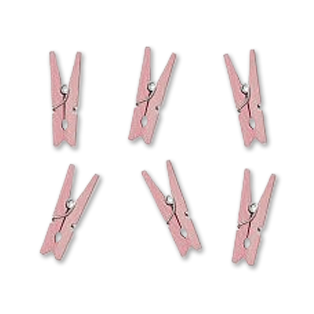 Lyserde Mini Tjklemmer 20 stk<br />30 mm