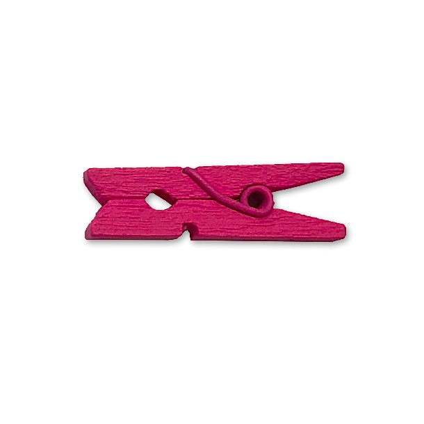 Pink Mini Tjklemmer 20 stk 3x25 mm