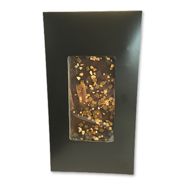 Mrk Chokolade med appelsin og mandler