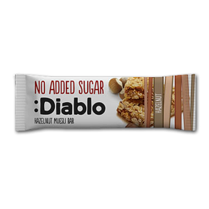 Diablo Mslibar, Hasselndder<br />Ikke tilsat sukker