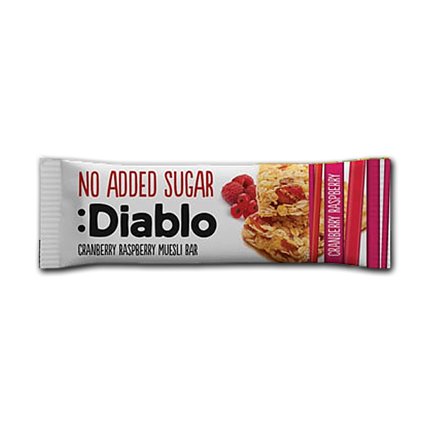 Diablo Mslibar, Tranebr og Hindbr<br />Ikke tilsat sukker