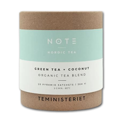 NOTE �kologiske teposer<br />Green tea coconut