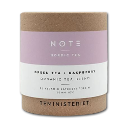 NOTE �kologiske teposer<br />Green tea raspberry