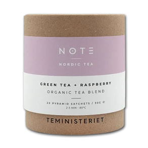 NOTE �kologiske teposer<br />Green tea raspberry