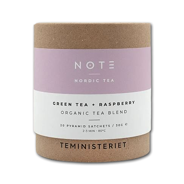 NOTE �kologiske teposer<br />Green tea raspberry