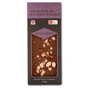 koladen mlkechokolade med Brndte mandler