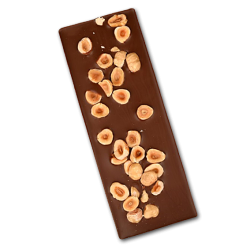 koladen mlkechokolade med Ristede hasselndder