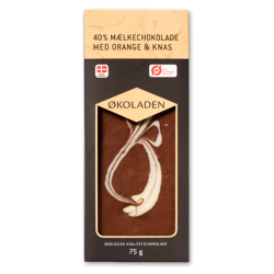 koladen mlkechokolade med Orange og Knas