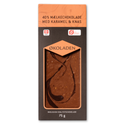 koladen mlkechokolade med Karamel og Knas