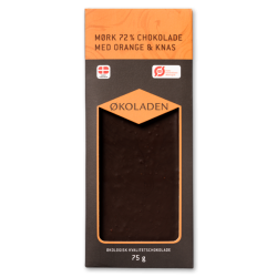 koladen Mrk Chokolade med Orange og Knas