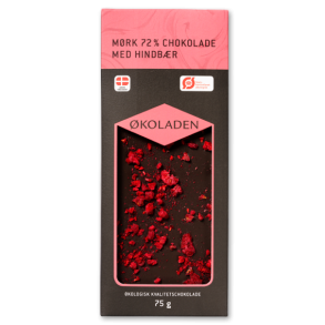 koladen Mrk Chokolade med Hindbr