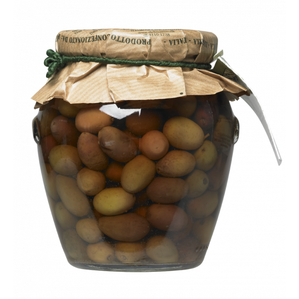 Del Mastro Taggiasca Oliven<br />i saltlage