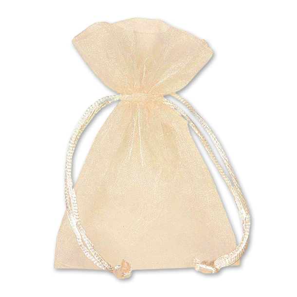 Organzaposer i Cremefarve<br />120 x 170 mm