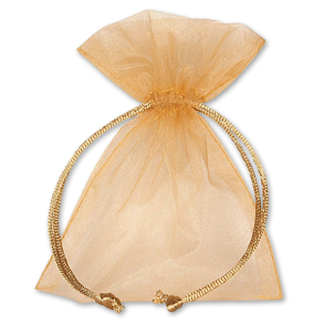 Organzaposer i Guld<br />120 x 170 mm