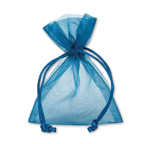 Organzaposer i Petrolbl<br />90 x 120 mm