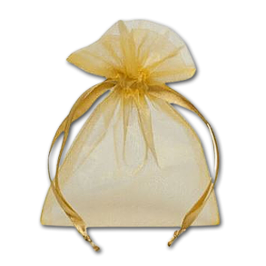 Organzaposer i Guld<br />90 x 120 mm