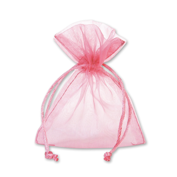 Organzaposer i Lyserd<br />90 x 120 mm