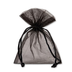 Organzaposer i Sort<br />90 x 120 mm