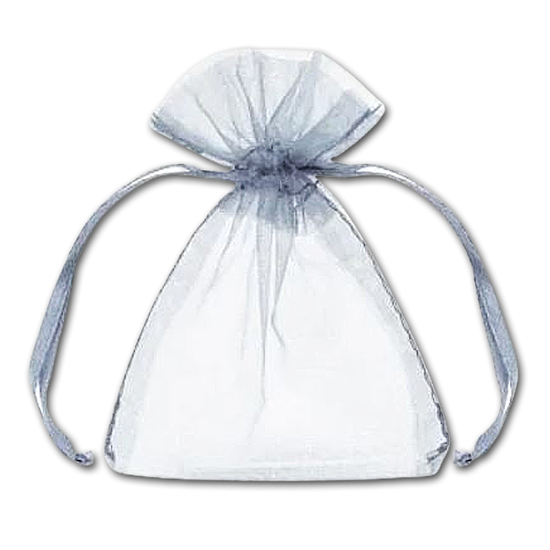 Organzaposer i St�vet Bl�<br />90 x 120 mm