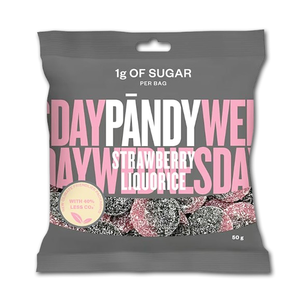 Pandy Jordbr/Lakrids uden tilsat sukker