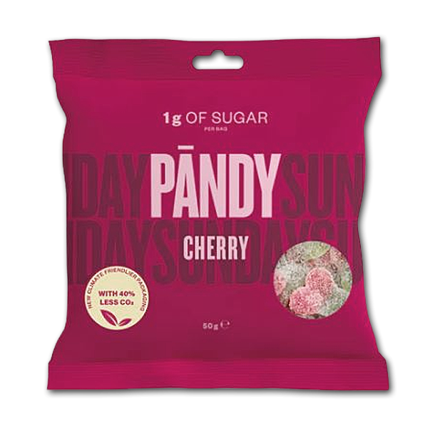 Pandy Syrlige Vingummi Kirsebr uden tilsat sukker