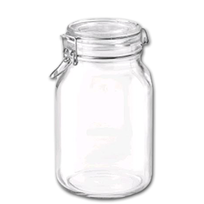 Glas m. patentlg 2 L