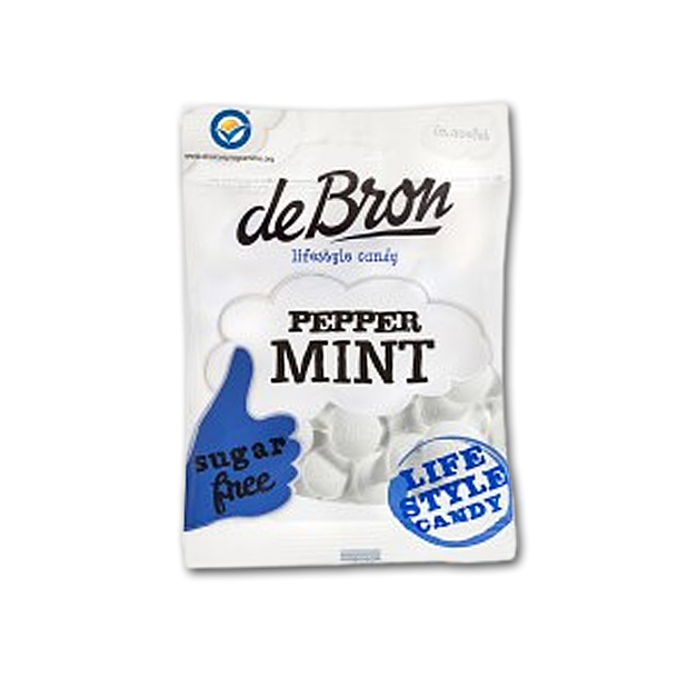 De Bron Sukkerfri Pebermynte Pastiller