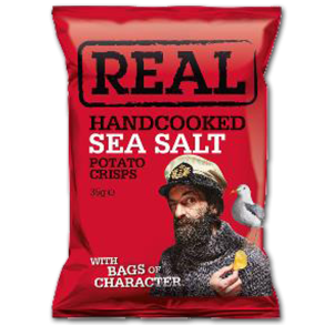 Real Kartoffelchips<br />Havsalt