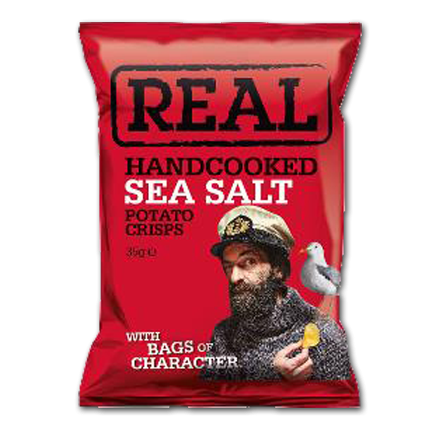 Real Kartoffelchips<br />Havsalt