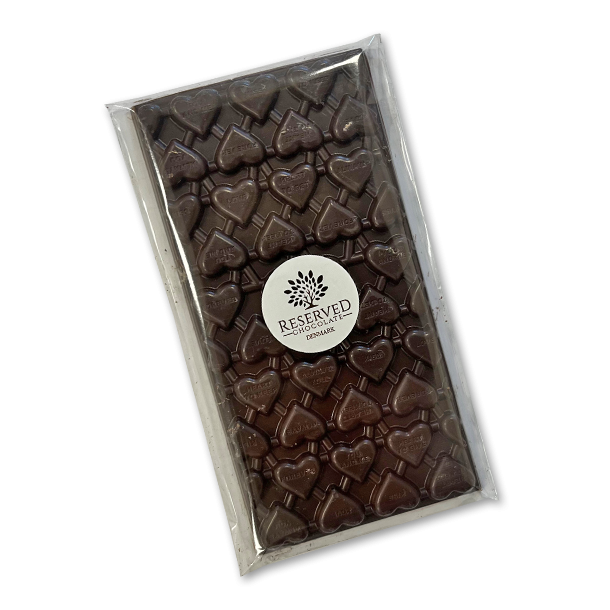 Hjerteplade Mrk Chokolade