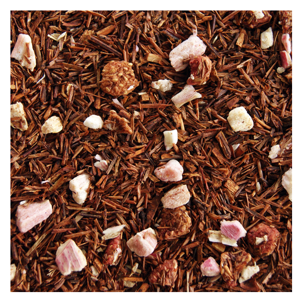 Rooibos Te med Jordbr og Rabarber