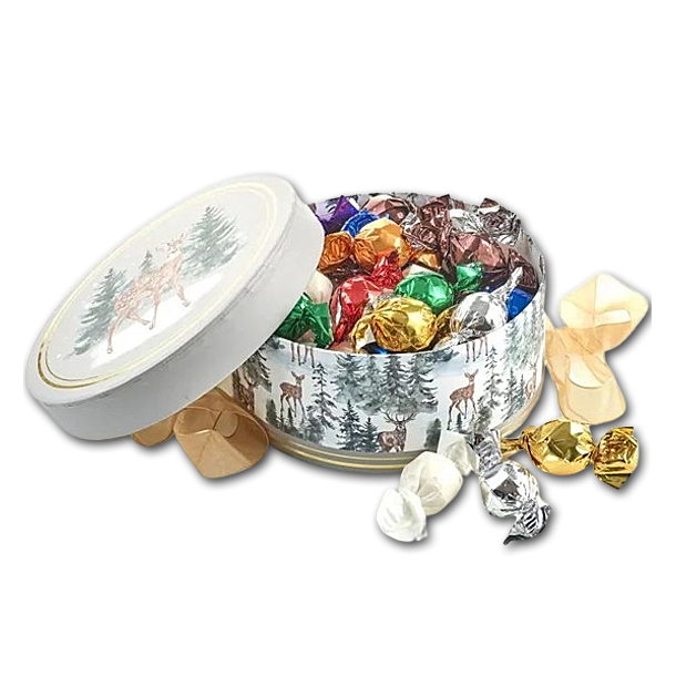 Rund Juleske Rensdyr med Chokoballs 600 g