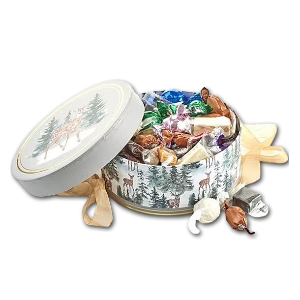 Rund Juleske Rensdyr med Julemix 600g