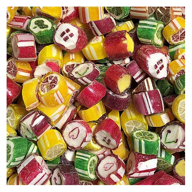 Sukkerfri Frugt Mix<br />2 kg Bulk