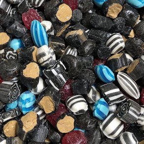 Sukkerfri Lakrids Mix<br />2 kg Bulk