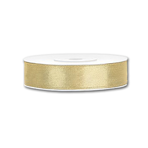 Guld Satinb�nd<br />25 m x 12 mm