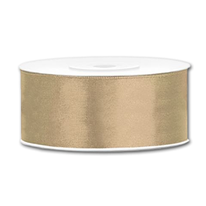 Guld Satinb�nd<br />25 m x 25 mm
