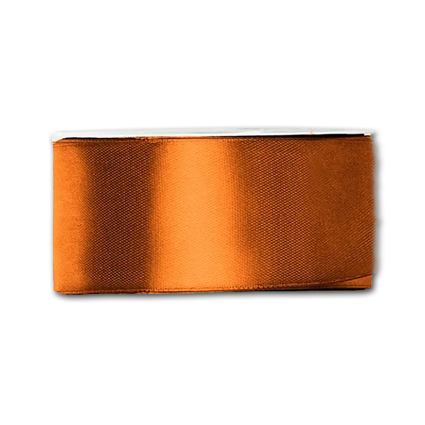 Kobberfarvet Satinb�nd<br />25 m x 25 mm