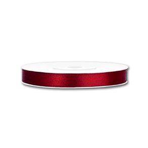 Bordeaux Satinb�nd<br />25 m x 6 mm