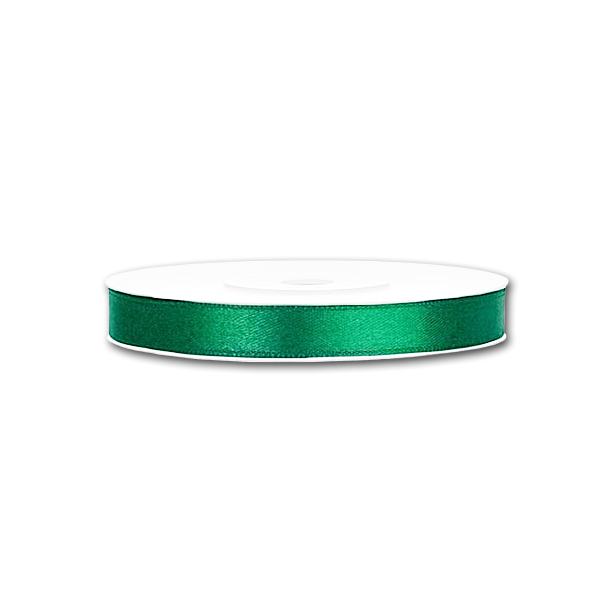 Gr�n Satinb�nd<br />25 m x 6 mm