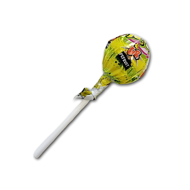 Slikkepind med syrlig Frugtsmag