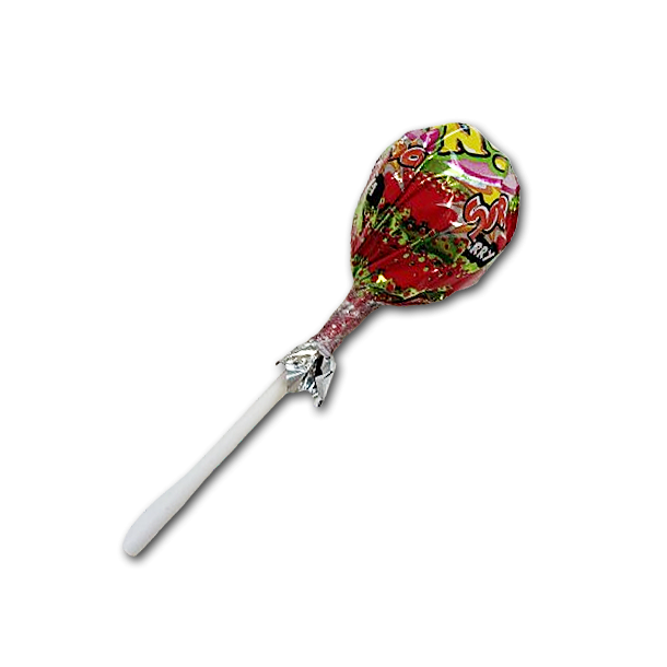 Slikkepind med syrlig Frugtsmag